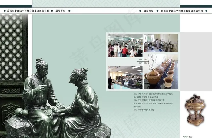 中医文化 画册图片psd模版下载