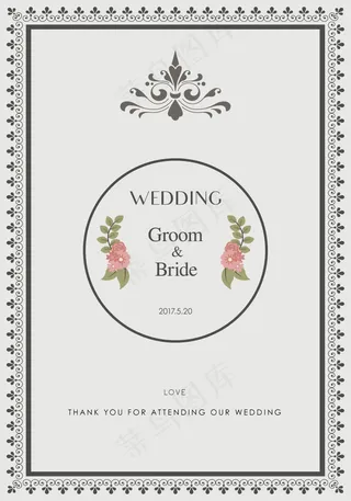 小清新版式婚礼