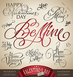 手写英文字体素材