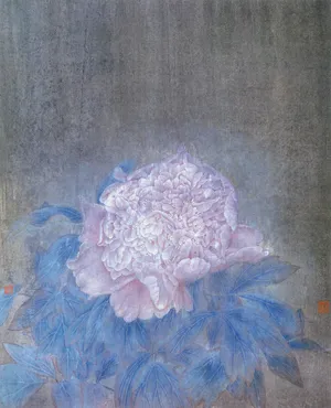 国画 牡丹 高清素材