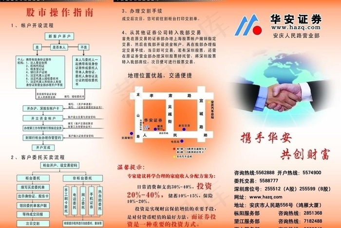 华安证券正图片psd模版下载