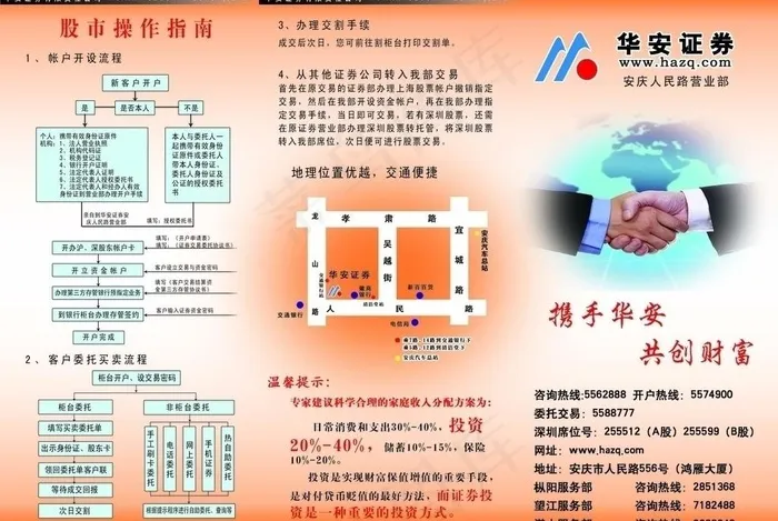 华安证券正图片psd模版下载