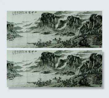 山村烟云图片 山村烟云图片