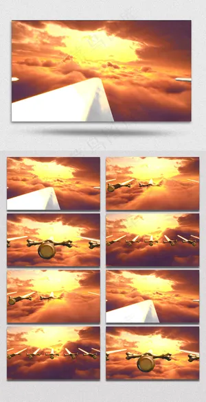 3D飞天御剑视频素材