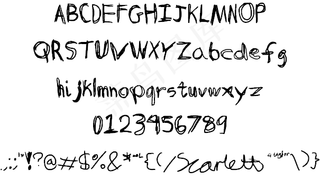 混乱的sketchancholy字...