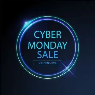 淘宝蓝色科技数码主图背景模板