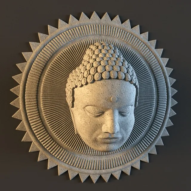 Bas relief of Bud...