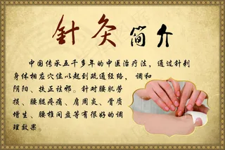 针灸简介海报
