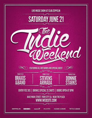 纯英文酷炫创意海报ＰＳＤ