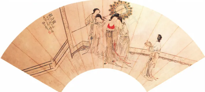 人物扇面画 人物扇面画