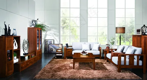 实木沙发背景图片 实木沙发背景图片