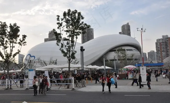 世博园邮政馆图片