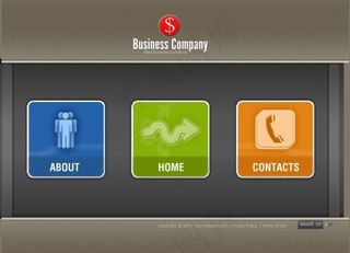 欧美网站flash模板