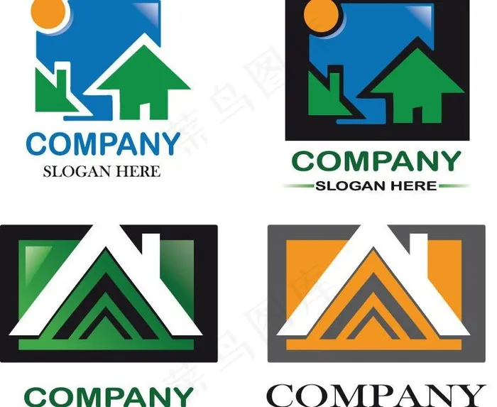 房地产logo图片ai矢量模版下载