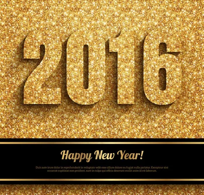 2016新年元素图片eps,ai矢量模版下载