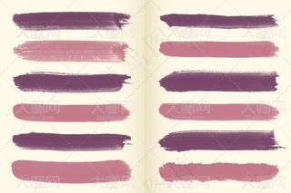 150款水墨和水彩涂抹效果PS笔刷