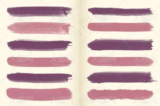 150款水墨和水彩涂抹效果PS笔刷