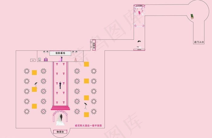威尼斯大酒店一楼平面图片