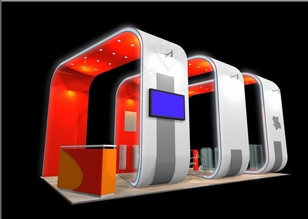 创意展览3D模型下载