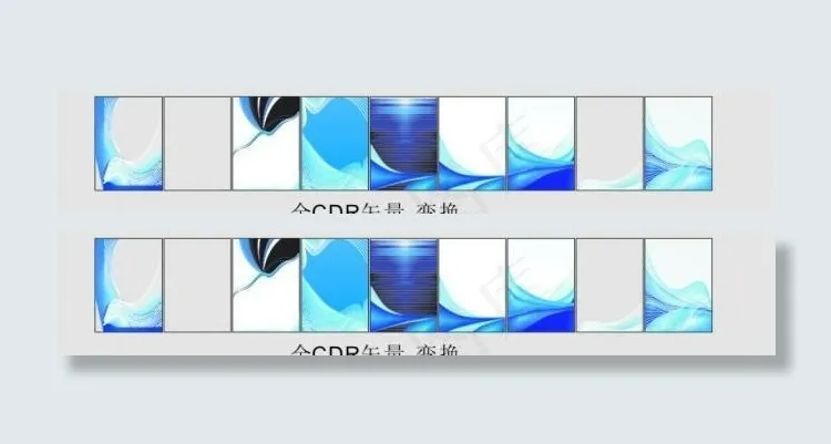 蓝色背景图片cdr矢量模版下载