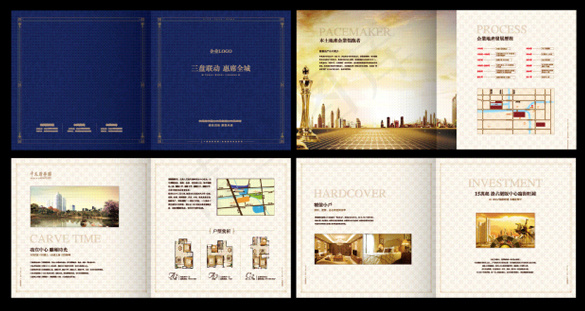 企业手册eps,ai矢量模版下载