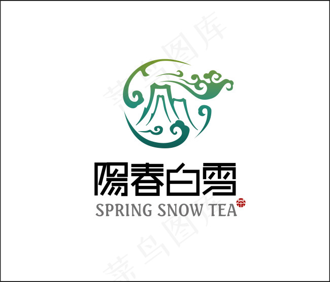 阳春白雪ai矢量模版下载