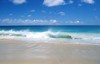 夏日海边图片