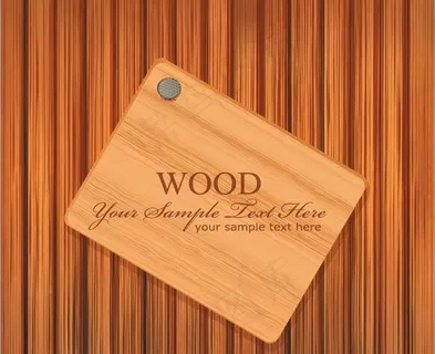 木纹木板矢量素材图片