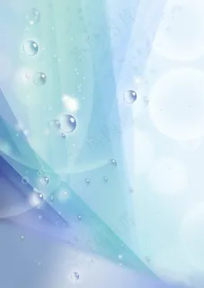 蓝色水珠背景图片 蓝色水珠背景图片