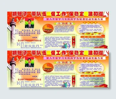 深入学习实践科学发展观(宣传栏)图...