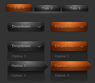 网页菜单导航条图片