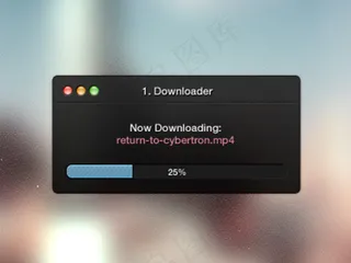 下载进度条PSD分层素材