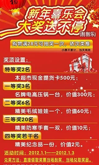 元旦新年喜乐汇大奖送不停图片