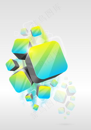 矢量现代信息框科技背景