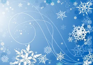 蓝色圣诞背景高清图片