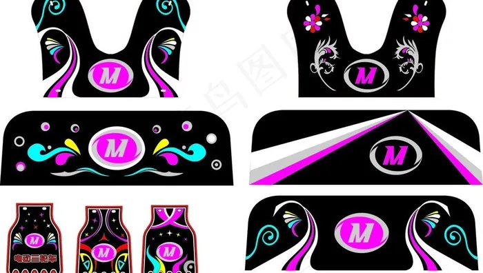 美时达电动车图片cdr矢量模版下载