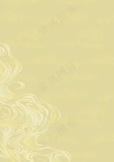 士黄色波浪底图展板