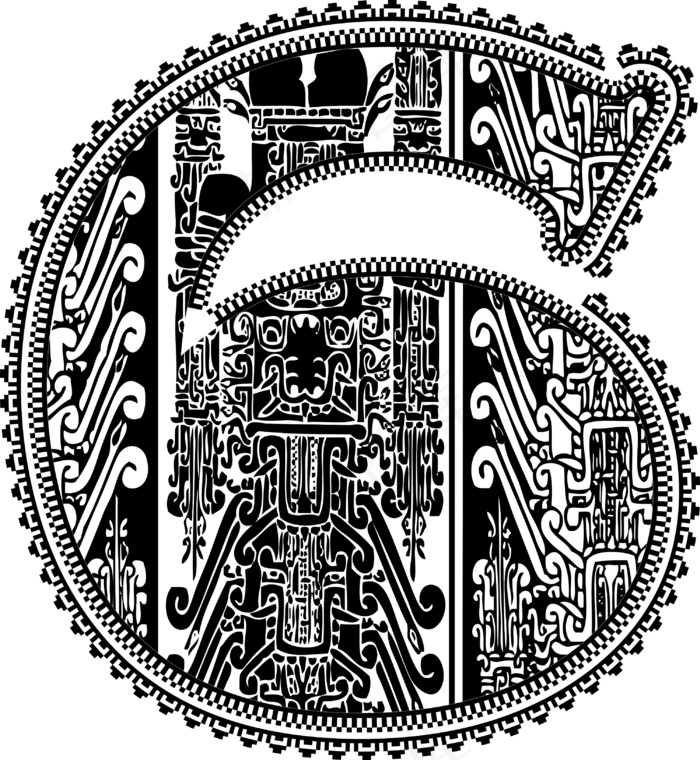 古代6号矢量插画