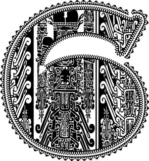 古代6号矢量插画