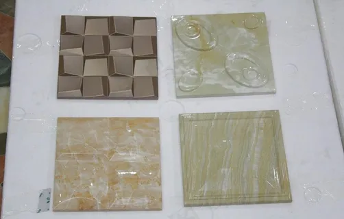 高档彩雕瓷砖艺术背景