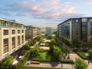 欧式小区建筑后期