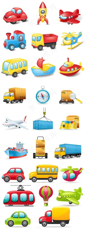 立体可爱卡通玩具矢量设计素材 立体可爱卡通玩具矢量设计素材