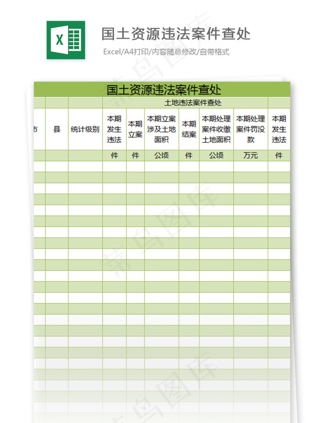 国土资源违法案件查处