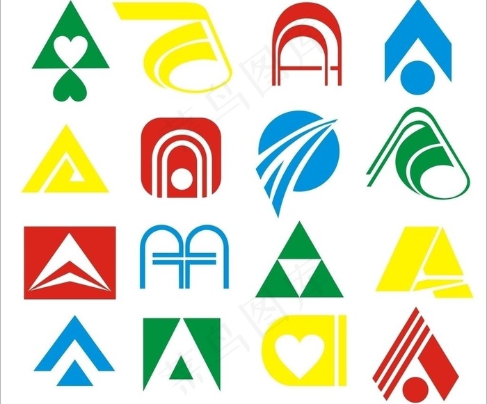 a字母logo 标志图片