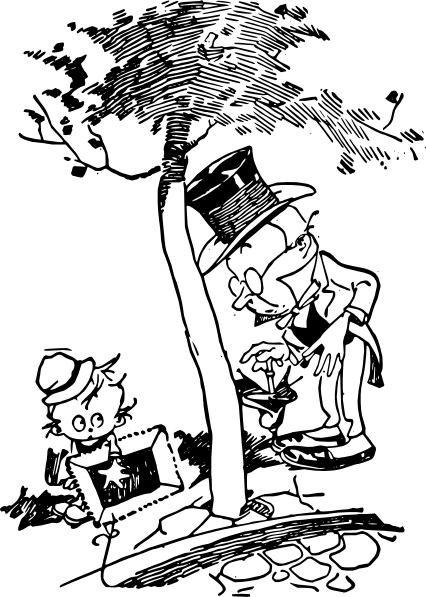 男士伞的孩子风筝艺术剪辑