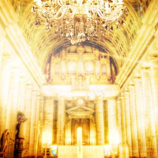 大气奢华女装欧式宫殿背景