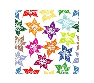 植物缤纷背景矢量图057