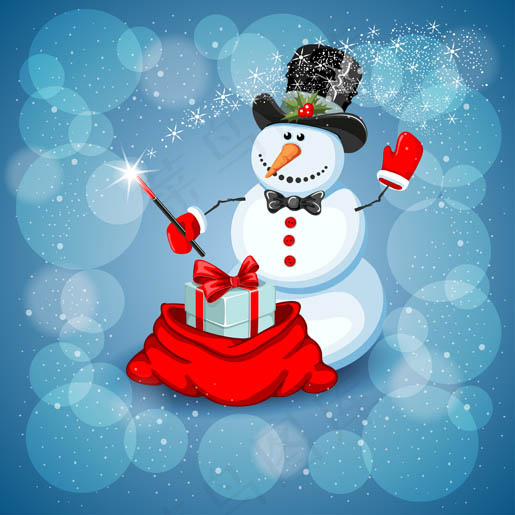 圣诞节雪人