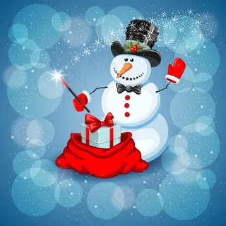 圣诞节雪人
