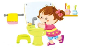 幼儿园礼仪儿歌  洗脸 洗手